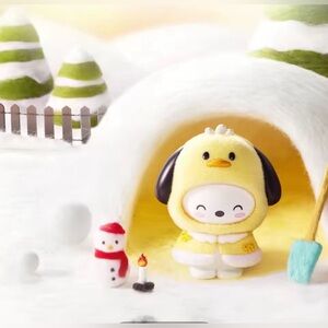 🆕 MINISO Sanrio Pochacco Little Cape Series Face Changing Blind Box Pendant